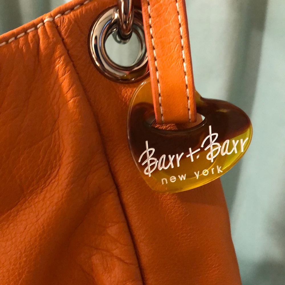 Deep orange Barr + Barr purse